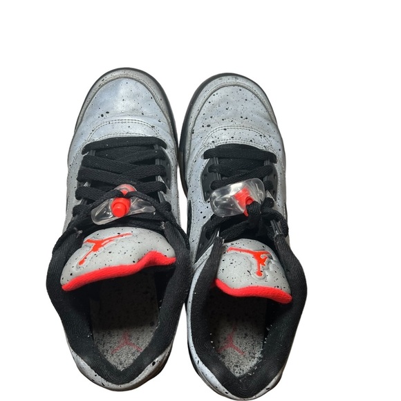 Nike‎ AIR JORDAN Retro 5 Low NEYMAR SILVER INFRARED BLACK 3M 846315-025 SIZE 6 - Picture 9 of 12